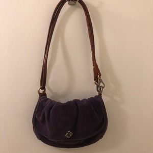 Lucky Brand Purple Suede Crossbody